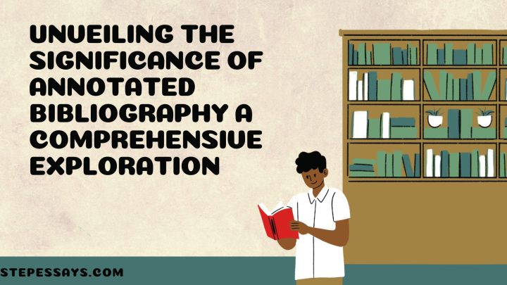 annotated bibliography