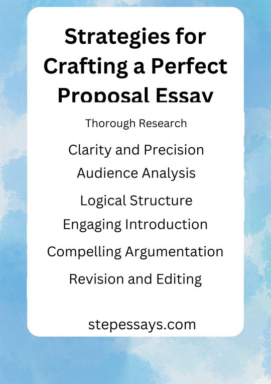 Proposal Essay