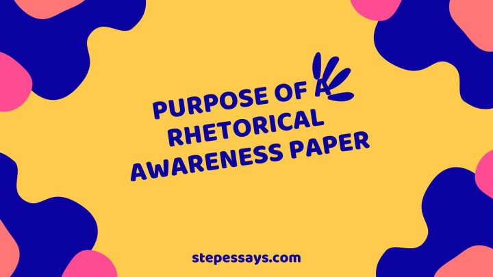 rhetorical awareness paper