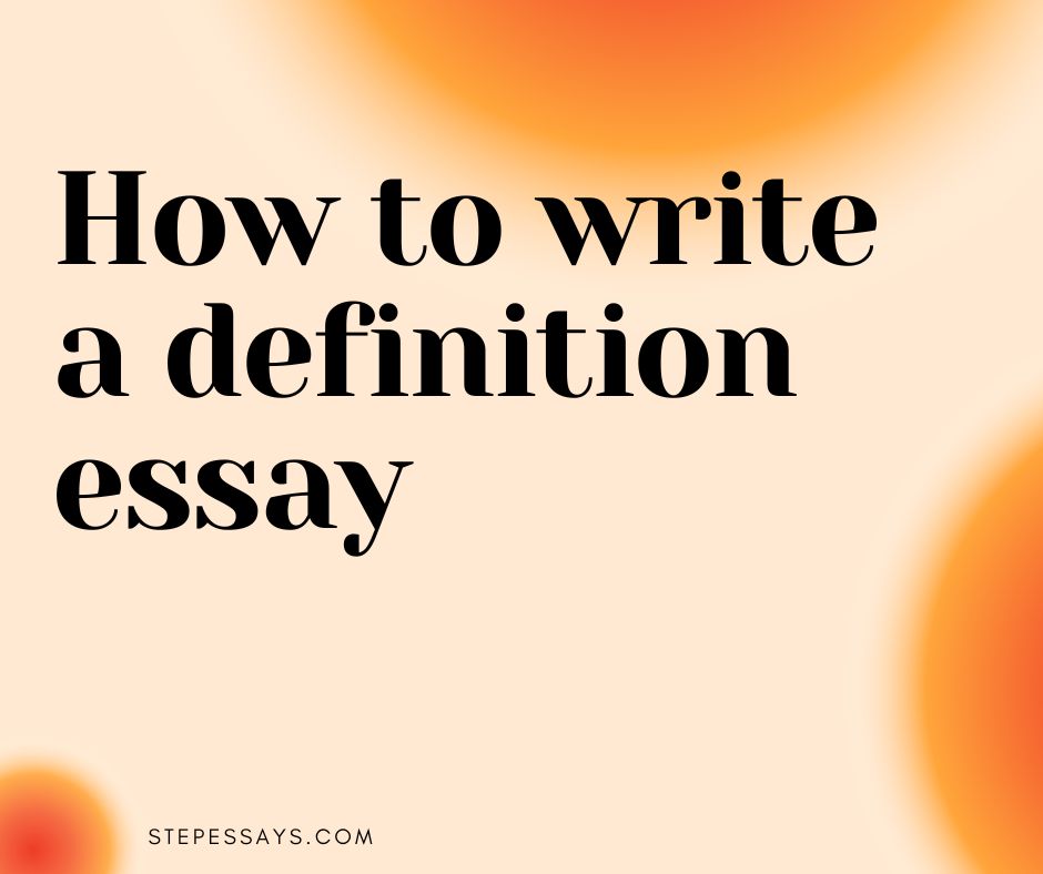 definition essay